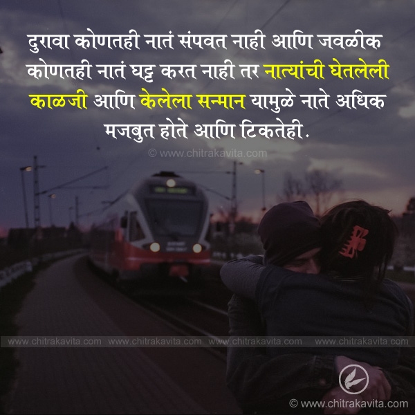 Marathi Relationship Greeting durava-konatahi-nath | Chitrakavita.com